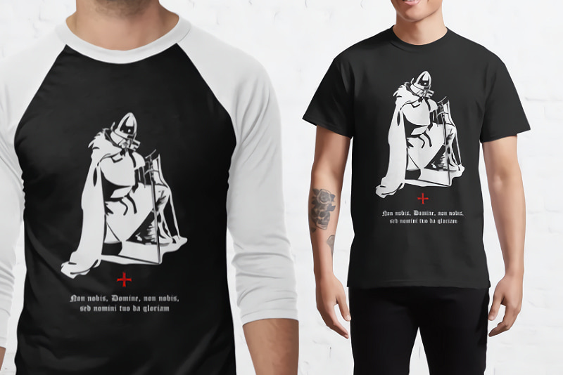 T-shirt, sweat-shirt, sweat à capuche... designs inpirés des chevaliers de l'Ordre du Temple ☩ Collection Templiers ☩ #Terressens sur Redbubble